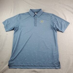 122nd US Open The Country Club Golf Footjoy Shirt Mens Large Fish OAP Polo